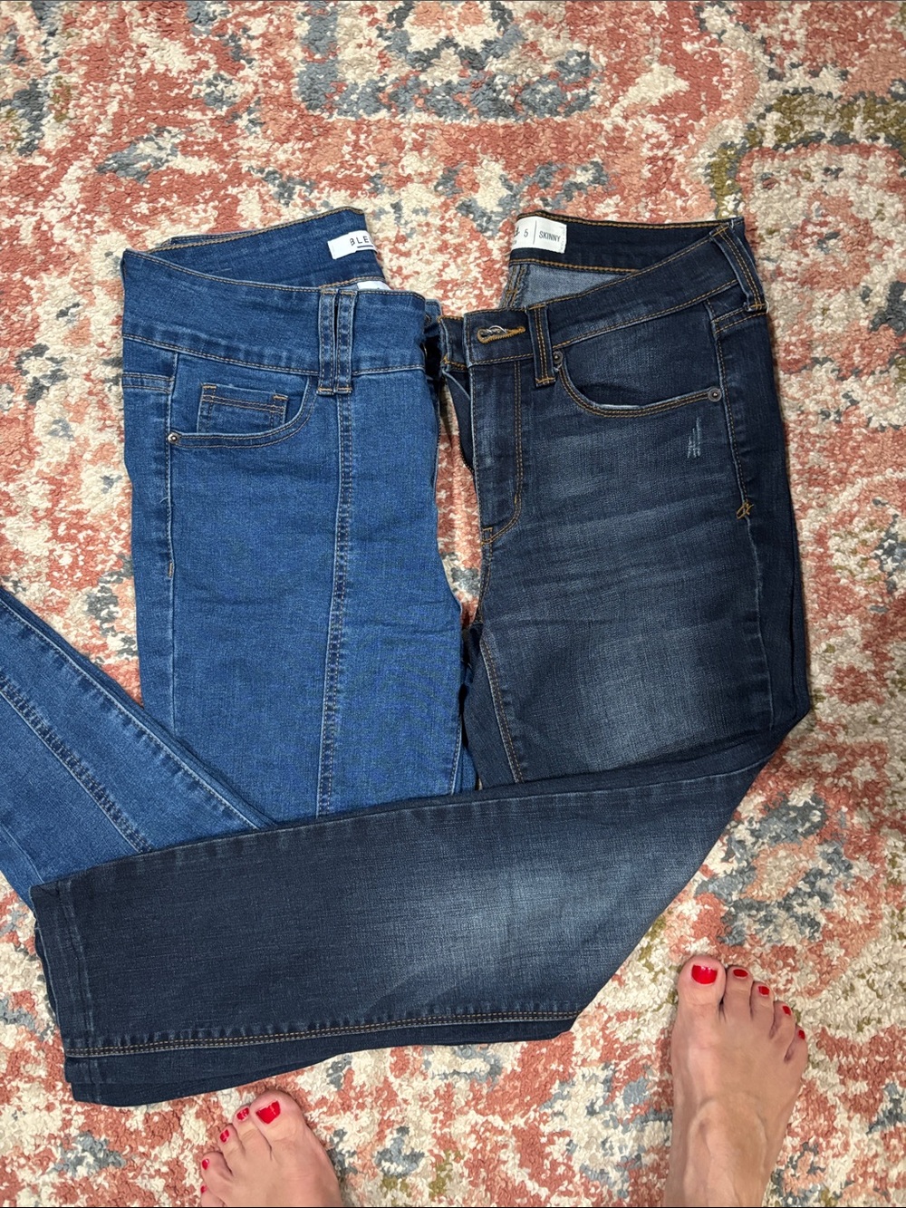 Women’s Blue Denim Jeans - Dual Wash Options